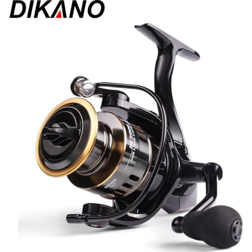 Fishing Reel Collapsible Handle and Metal Shaped Body for Freshwater and All Season Fishing