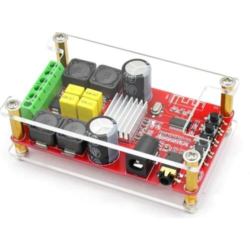 SOTAMIA TPA3116D2 Bluetooth 5.0 Power Amplifier Audio Board 50W*2 Digital Stereo Sound Amplifiers AUX DC12-24V Home Theatre DIY