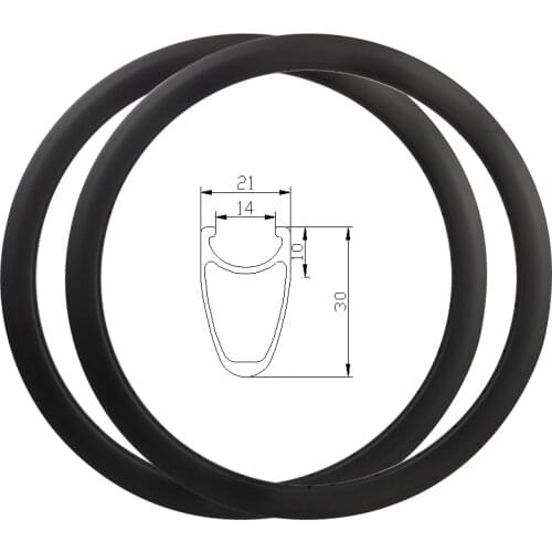 Carbon 451 Rim 30mm Depth 21mm Width Rims 451 24H/28H/32H/36H Disc Brake 20 Inch Carbon Rims