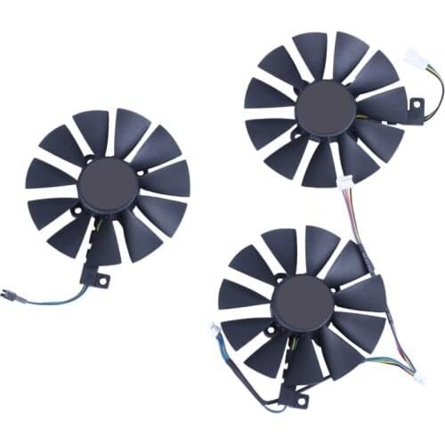 87MM PLD09210S12M PLD09210S12HH Cooling Fan Replace Cooler for ASUS Strix GTX 1060 OC 1070 1080 GTX 1080Ti RX 480 Image Card Fan
