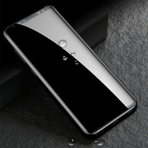 Liquid Full Glue Tempered Glass Film Screen Protector For Samsung galaxy S8 S9 plus Note 8 Full Screen Coverage 6D Film Uv Light