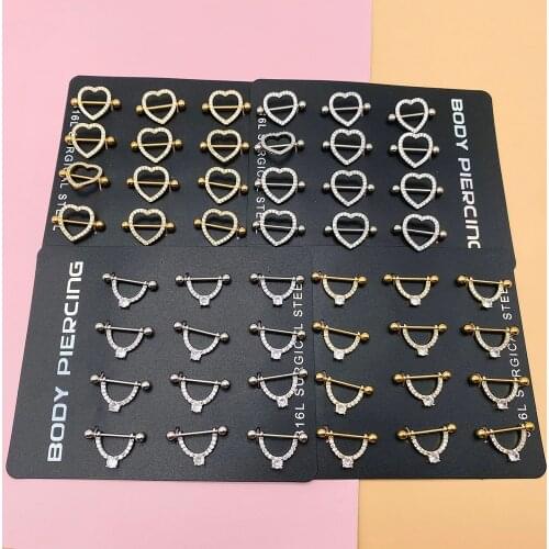 1PC Nipple Ring Surgical Steel Bar U Shape Barbell Body Piercing Jewelry
