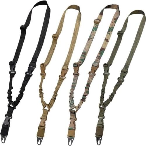 1pc High Quality Outdoor Tactical A Single Point Gun Rope Task Safe Ropes Adjustable Rifle Gun Strap Belts