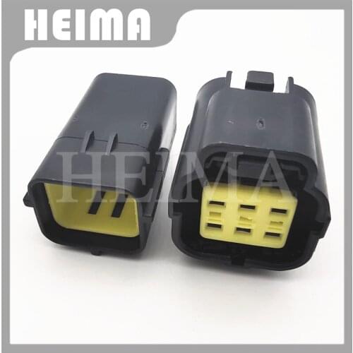 10/20/30sets TE Denso 6 Pin way male female waterproof accelerator pedal sensor connector plug for car Hyundai 174264-2 174262-2