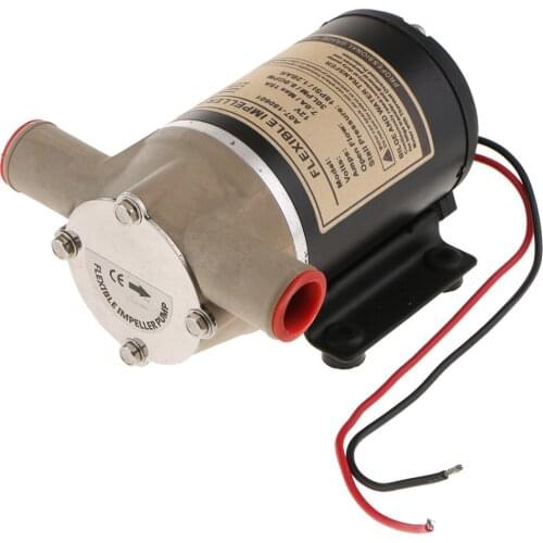 12V Water Puppy Bilge / Sump Flexible Impeller Pump 8 GPM For Boats