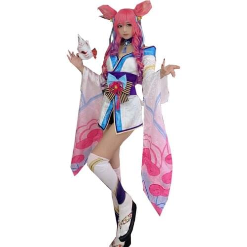 2020 Spirit Blosom Cosplay Costume From LOL Costume Ahri New Skin