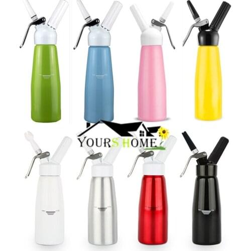 AMC 500ML Cream Dispenser Whipped Whipper Artisan Cream Whipper with Decorating Nozzles Made of Aluminum Barware