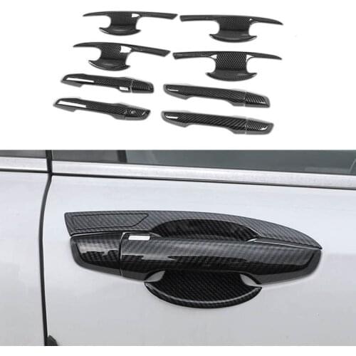 Car ABS Chrome Handle Protective Cover Door Handle Outer Bowls Trim for Honda CRV CR-V 2017 2018 2019 2020 Car Accessories