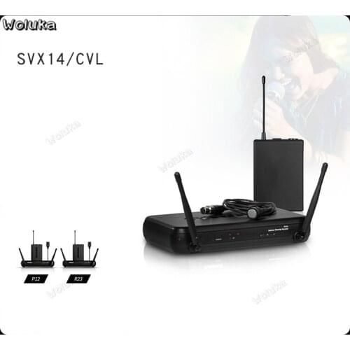 Wireless clip-on microphone Professional Clear vocals Recording/ Performence/ Conference/ Speech SVX14/CVL CD05 W05