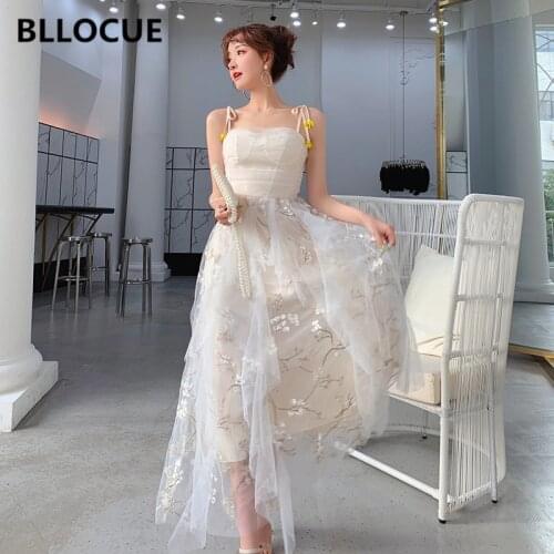 Белые летние платья BLLOCUE China At AliExpress