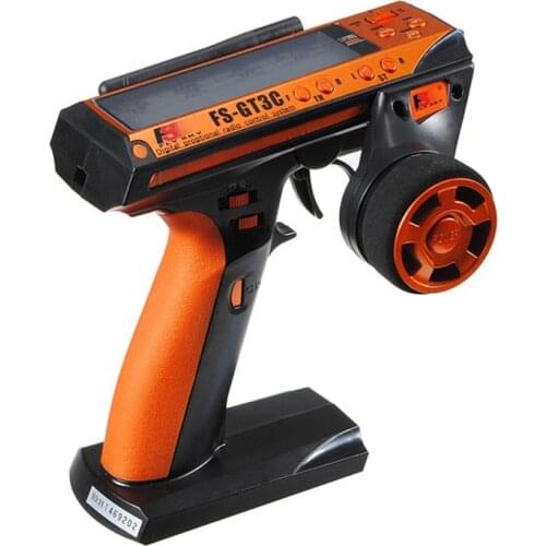 Flysky Newest FS-GT3C GT3C 2.4G 3CH Gun RC Controller /w receiver , TX battery, USB cable, handle --Upgraded FS-GT3B GT3B F02129