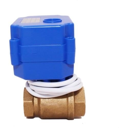 Hot selling cwx-15n 3-6vdc CR01 brass dn15 BSP reduce bore water treatment ball valve