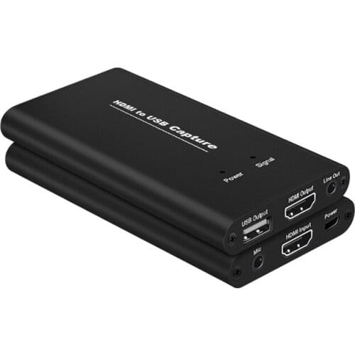 HDMI Capture Card Live Streaming HDMI to USB Video Capture Card HMDI Video Capture Device 4K 1080P HD for PC PS4 Game Capturing