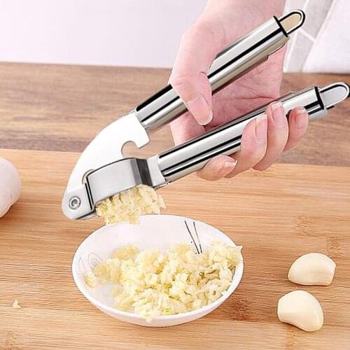 Stainless Steel Kitchen Tool Squeeze Alloy Crusher Garlic Presses Fruit Vegetable Cooking Tools Accessories