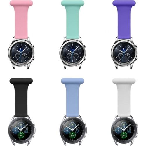 Lightweight Adjustable Silicone Nurse Bracelet Band Strap Replacement for Samsung Galaxy