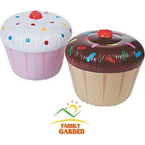 Summer Ice Float Cream Toys Inflatable Cupcakes Cake Swimming Water Pool Cupcakes Swimming Pool Cake Float Summer Water Toys