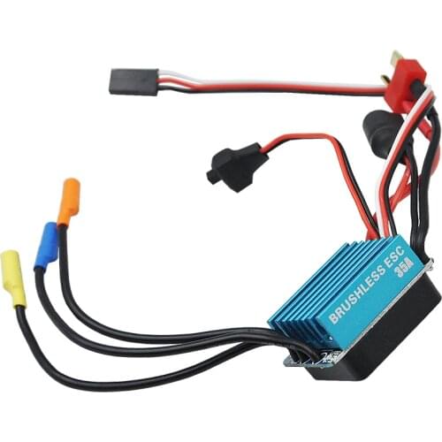 Mini 35A Brushless ESC With 5V/2A BEC For RC Hydraulic Excavator Spin Motor Two-Way Speed Controller Parts
