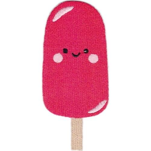 New product icy glacier patches for back,ice creampatches for kids,Iron on backing