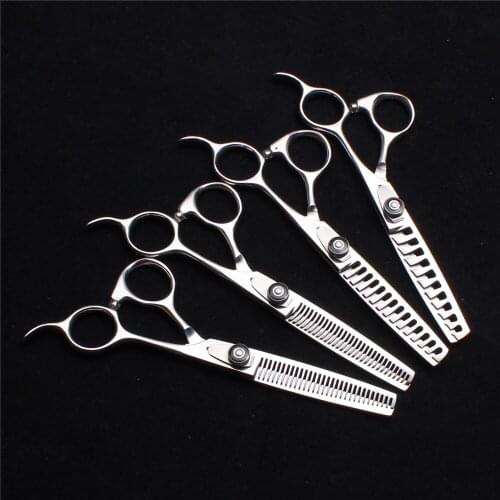 6.0" 17cm Customized Logo Hairdressers Scissors JP 440C C2002 Thinning Shears Professional Hair Scissors Salon Haircut Scissors