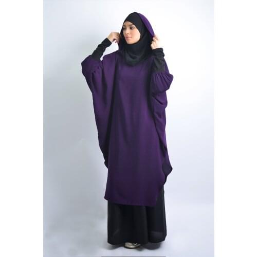 Eid Muslim Women Hijab Dress Prayer Garment Abaya Long Khimar Jilbab Hooded Full Cover Ramadan Gown Abayas Islamic Burka Niqab