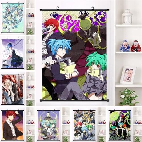 Assassination Classroom Canvas Hanging Painting Anime Character Poster Picture Plastic Scroll Wall Art Home Decor Room HD Prints