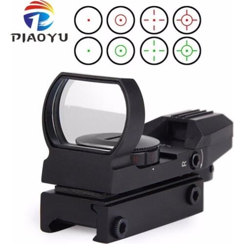 11mm/ 20mm Hunting Rail Riflescope Airsoft Optics Sight Scope Red Dot Sight Reflex 4 Reticle Tactical Gun Supplies