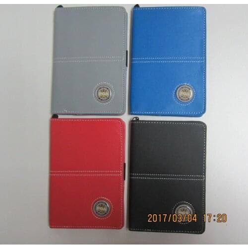 With magnet for ball marker landscape Unique leather golf scorecard holder new design golf score card yardage keeper book cover