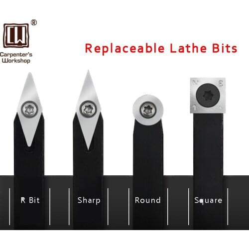 Replaceable Woodworking Lathe Bits Extensible Cutting Knife