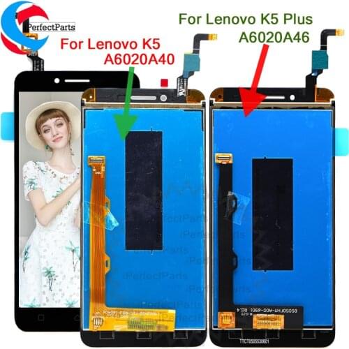5.0" For Lenovo Vibe K5 A6020 A40 LCD Display+Touch Screen Screen Digitizer Assembly Replacement For lenovo K5 Plus A6020 A46
