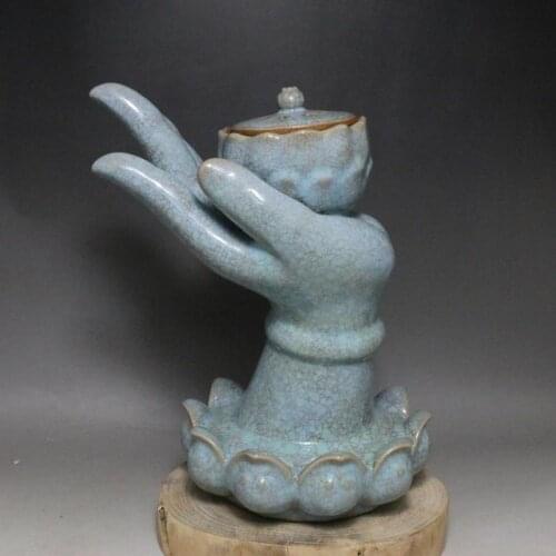 Antique Old Chinese (961--1275) porcelain incense burner / censer,Celadon bergamot,best collection & adornment, Free shipping