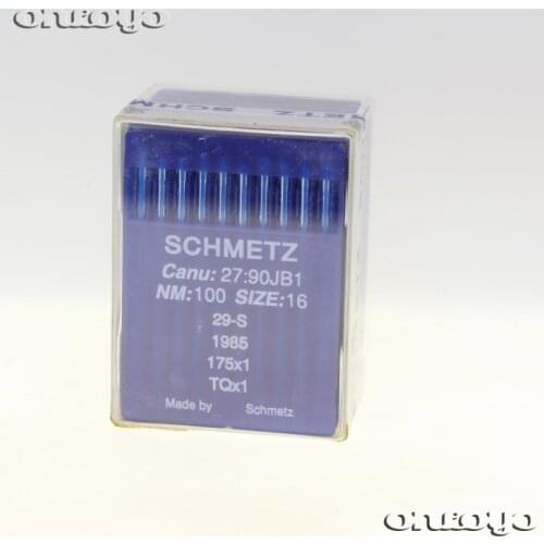 TQ*1 100% Original Schmetz Needle For Industrial Button Sewing Machine TQX1 175X1 1985 29-S For 100 Needles