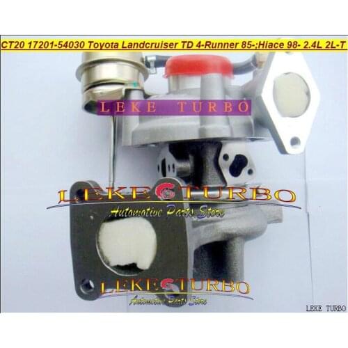 CT20 17201-54030 17201 54030 1720154030 Turbo Turbocharger For TOYOTA Landcruiser LJ70 HILUX HIACE 4-Runner 85-89 2LT 2L-T 2.4L