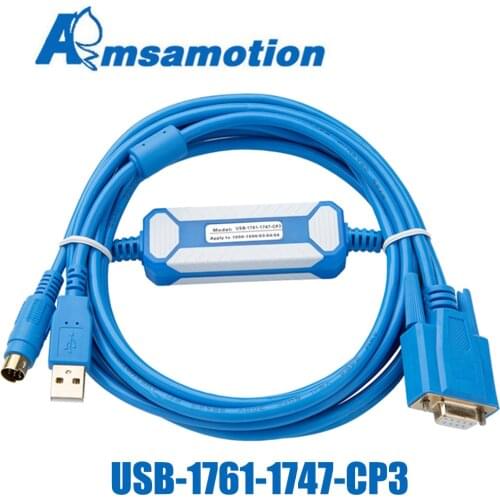 USB-1761-1747-CP3 New Design Cable Suitable Allen Bradley AB Series PLC Programming Cable Replace USB-1761-CBL-PM02