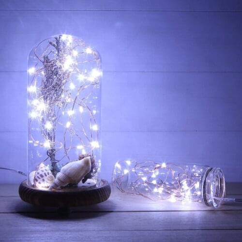 Indoor DIY Room Decor Lights 1M LED Fairy String Garland Lights Wedding Christmas Lights Decoration For Home Festoon LED Light