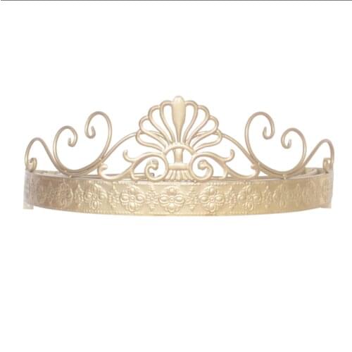 Princess bed curtain frame European style girls and children bedside decoration crown curtain cloth art display stand mosquito n