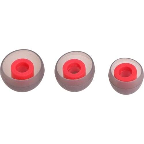 3 Pairs (6Pcs) Silicone Eartips Earbud For In-Ear Moving Iron Headphone Earphone-38#/CC