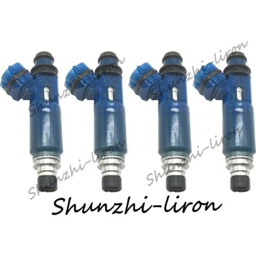 4pcs Fuel injector For Mazda MX-5 1.6 mk2 & mk2.5 MX5, blue injectors, USED B5C9-13-250 195500-3030