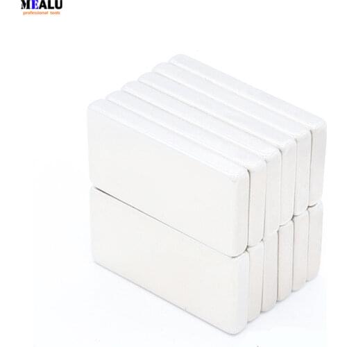 15 Pcs Lot N35 Strong Block Cuboid Magnets Rare Earth Neodymium 40x10x4 Mm