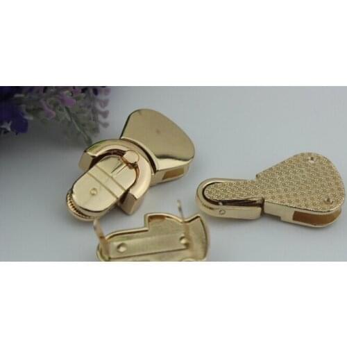 6 pcs/ lot bag lock elegant handbags hardware accessories mortise lock