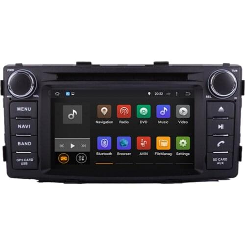4GB RAM Android 9.0 Radio Stereo DVD Video Multimedia Player Car GPS Navigation Head Unit For Toyota Hilux 2012 2013 2014 2015
