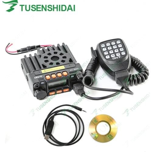 Free Shipping Dual Band VHF UHF Mobile Amateur FM Transceiver+Programming Cable and Software