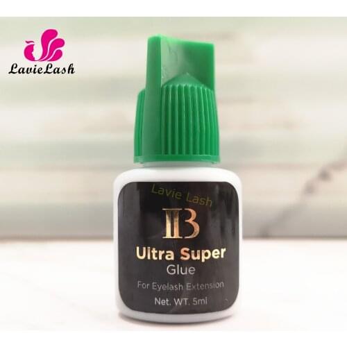 Free Shipping i-beauty 1 bottle/lot IB Ultra super Glue Individual fast drying eyelash extensions glue green cap 5ml/bottle