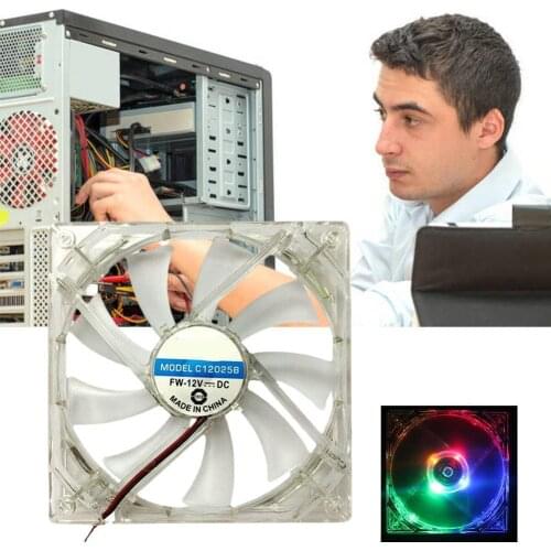 PC Computer Fan Case Cooling Fan Unit Fan With LED Lights Classis Fan Heat Dissipation