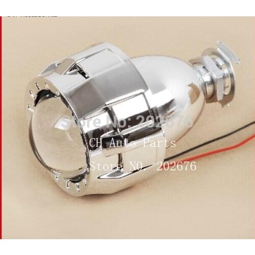 DLAND E46 MATCHBOX MICRO HID BI-XENON PROJECTOR LENS 2.0, 46MM 1.8 INCH SMALLEST, H4 H7 HEADLAMP EASY INSTALL