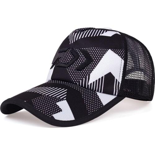New Fashion Men basebal cap Hip hop tide hats summer outdoor sports mesh caps Personalized printing snapback Hats for Unisex