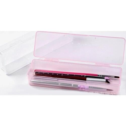 1pc mini Nail Art tools box small storage case nail pen bead file Jewelry rhinestone container manicure tools