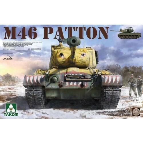 Takom 1/35 2117 M46 Patton US Medium Tank Model
