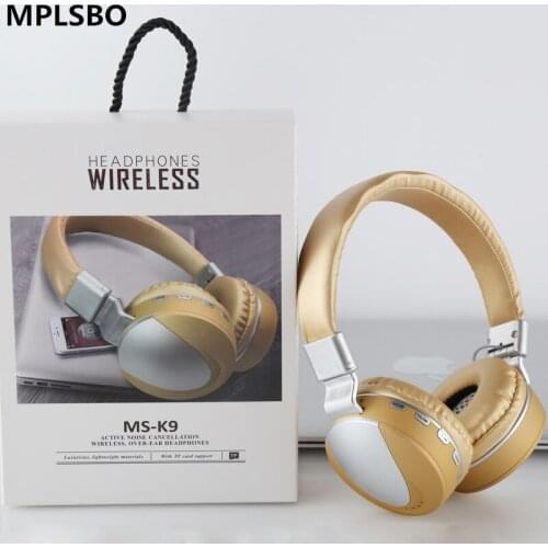 MPLSBO 4 in 1 Multifunctional MS-K9 Stereo Bluetooth 4.1+EDR Headphones Wireless Headset Music Earphone with Micphone FM mp3