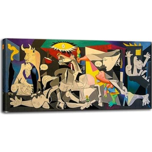Pablo Picasso Print Canvas Wall Art Poster Guernica 1937 Modern Abstract Living Room Bedroom Decor