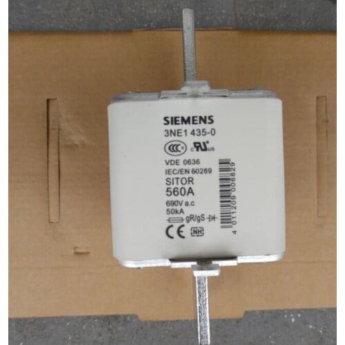 Fuses: 3NE1435-0 3NE1435-2 560A 690V NH3 / 3NE1436-0 3NE1436-2 630A 690V NH3 aR